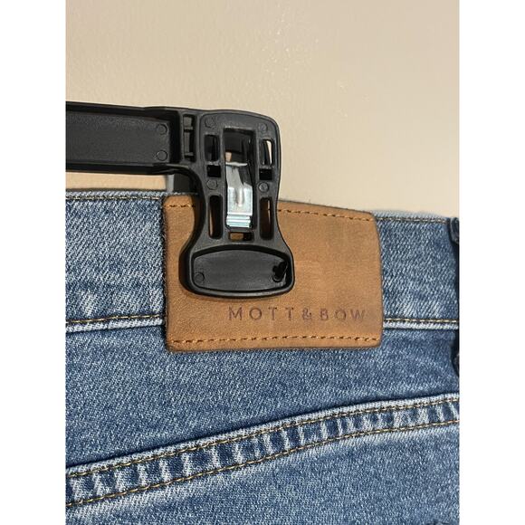 Mott And Bow Jeans Men 34X30 Blue Slim Fit Denim Cotton Stretch Classic City - Picture 6 of 10
